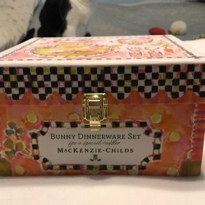 Bunny dinnerware for toddlers.